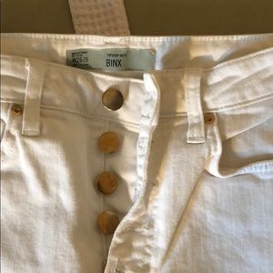 TopShop BINX white jeans